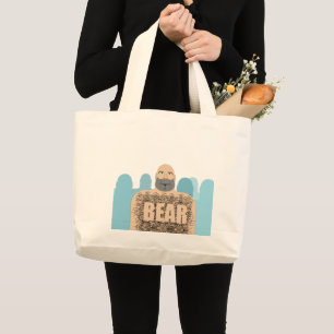 Grand Tote Bag SlipperyJoe's poilu corps ours homme corps unshave