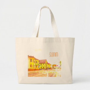 Grand Tote Bag Slonim Belarus Architecture City Street