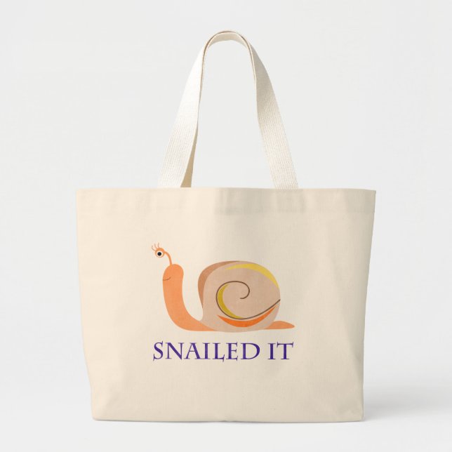 Grand Tote Bag Snailed il (Devant)