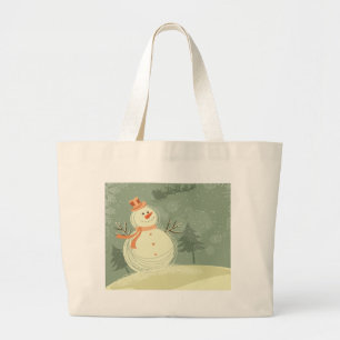 Grand Tote Bag Snowman