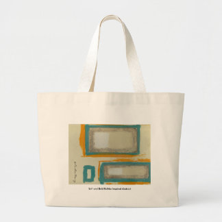 Grand Tote Bag Soft Et Bold Rothko Inspiré Abstrait Signé