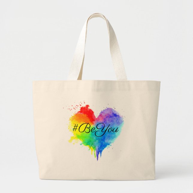 Grand Tote Bag Sois toi Fourre-tout (Devant)