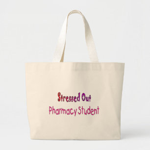 Grand Tote Bag Soumis à une contrainte étudiant de pharmacie
