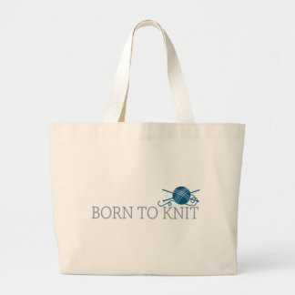 Grand Tote Bag Soutenu pour tricoter