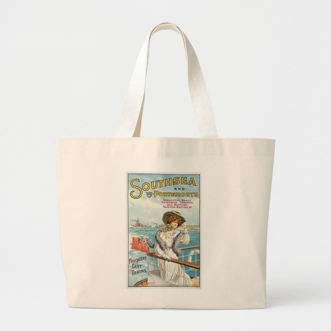 Grand Tote Bag Southsea et Portsmouth (Devant)