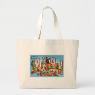 Grand Tote Bag Souvenir de Vintage voyage de la Géorgie GA de la