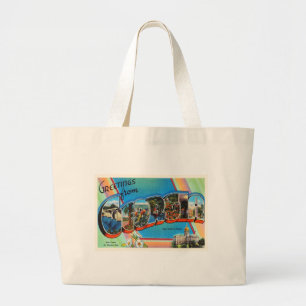 Grand Tote Bag Souvenir de Vintage voyage de l'état GA de la