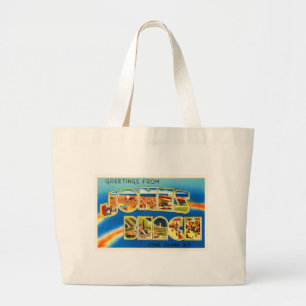 Grand Tote Bag Souvenir Vintage voyage de Jones Beach New York