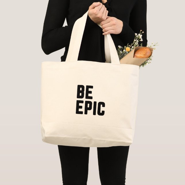 Grand Tote Bag Soyez épopée (Devant (produit))