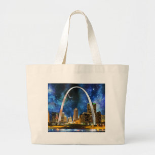 Grand Tote Bag Spacey St. Louis Skyline