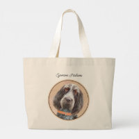 Spinone Italiano Peinture Roan Brown Cute Chien Ar