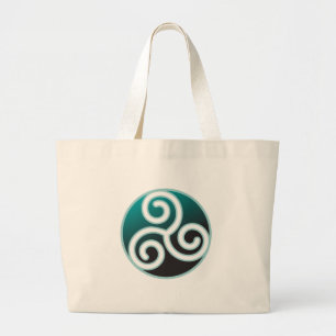 Grand Tote Bag Spirale de Celtic de Triskele