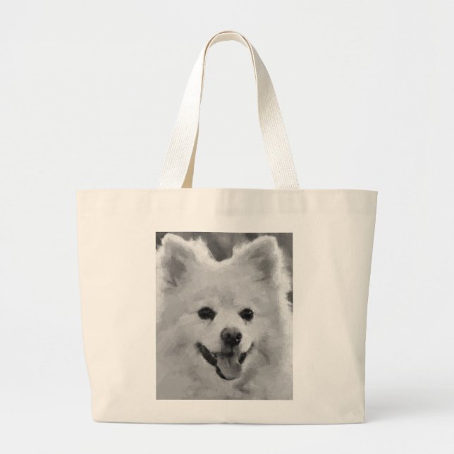Grand Tote Bag Spitz japonais (Devant)