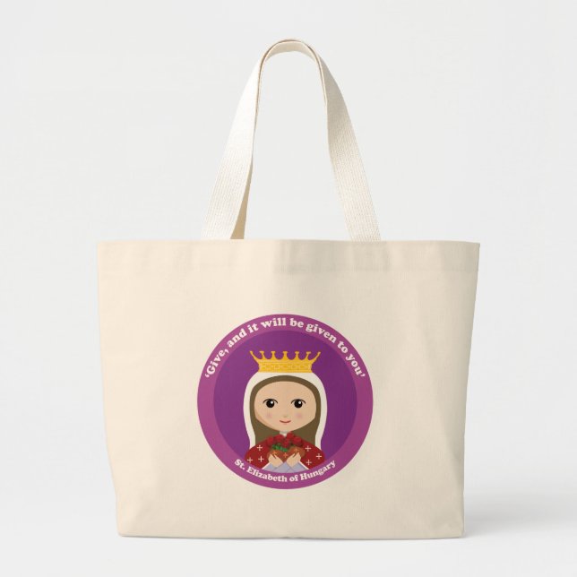 Grand Tote Bag St Elizabeth de la Hongrie (Devant)