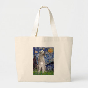 Grand Tote Bag Starry Night - Irish Wolfhound