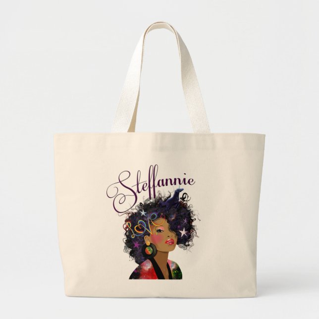 Grand Tote Bag "Steffannie" (Fourre-tout personnalisé) 2 (Devant)