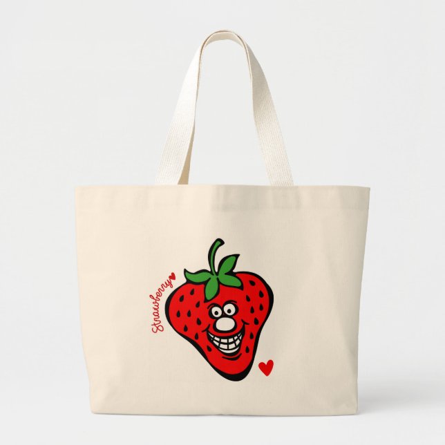 Grand Tote Bag Strawberry *Jumbo Tote (Devant)