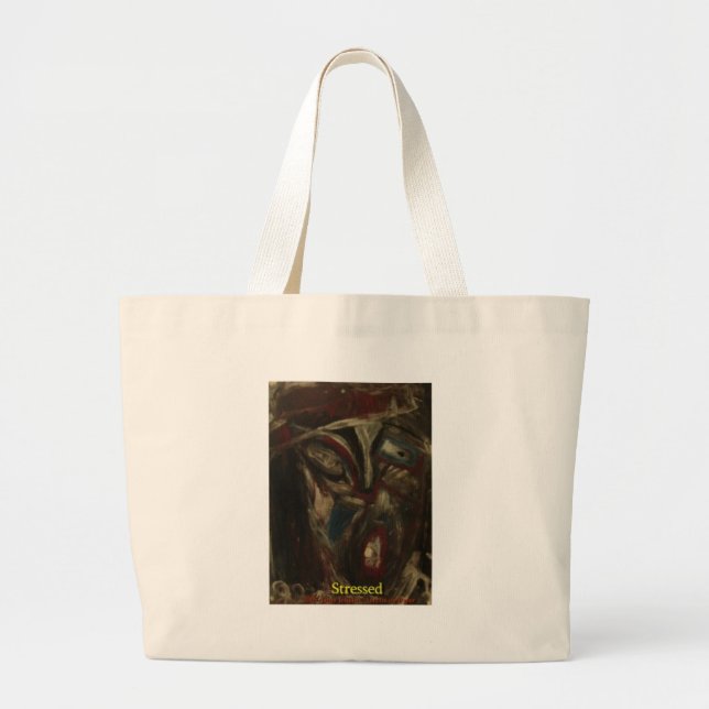 Grand Tote Bag Stressé (Devant)