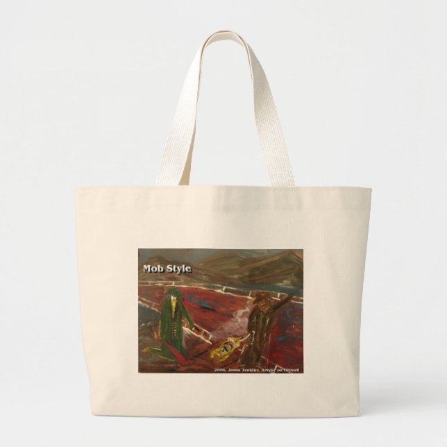 Grand Tote Bag style motte (Devant)