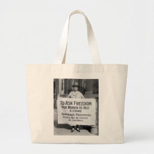 Grand Tote Bag Suffragette pour Alice Paul, 1917