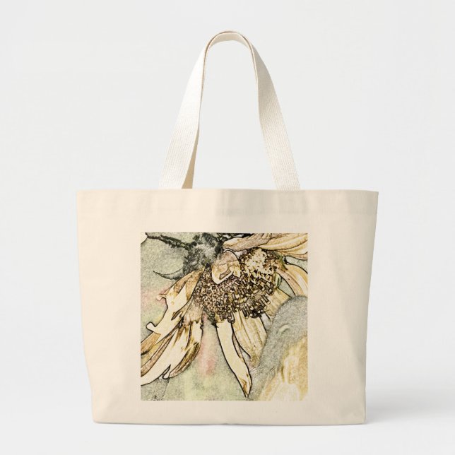 Grand Tote Bag Sunflower Jumbo Fourre-tout (Devant)