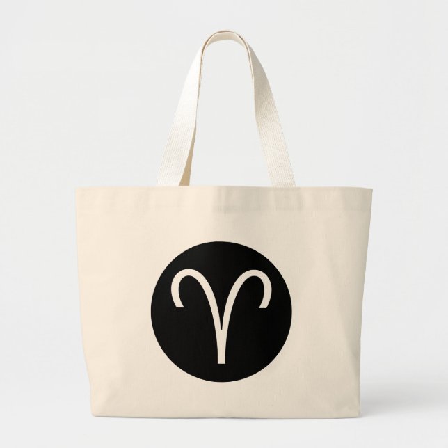 Grand Tote Bag Symbole Aries (Devant)