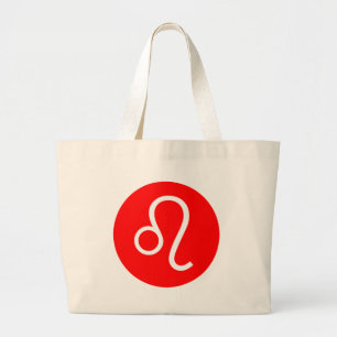 Grand Tote Bag Symbole de Leo