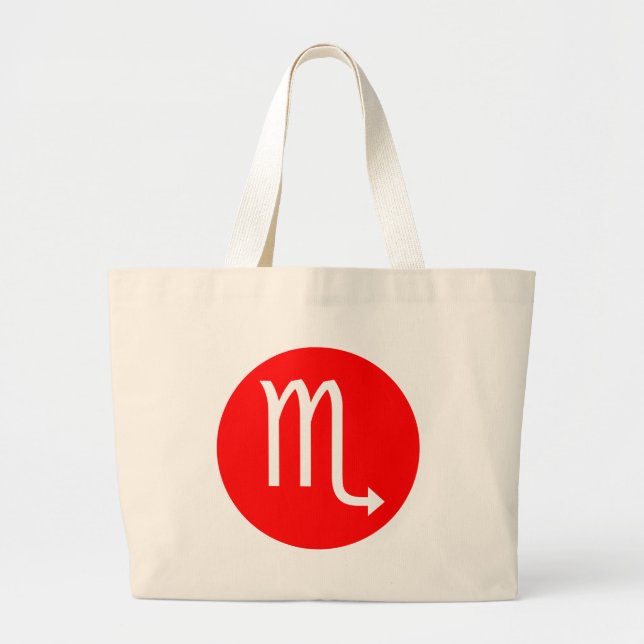 Grand Tote Bag SYMBOLE DE Scorpion (Devant)