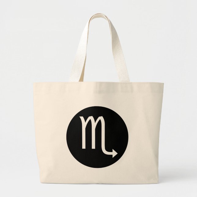 Grand Tote Bag SYMBOLE DE Scorpion (Devant)