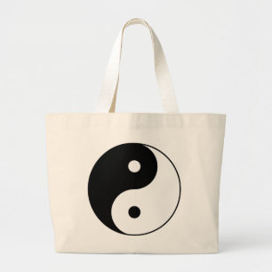 Grand Tote Bag symbole du yin yang