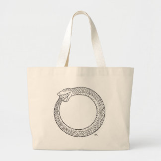 Grand Tote Bag Symbole révolutionnaire d'Ouroboros par des