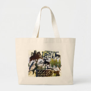 Grand Tote Bag Symboles et laçage Pictish