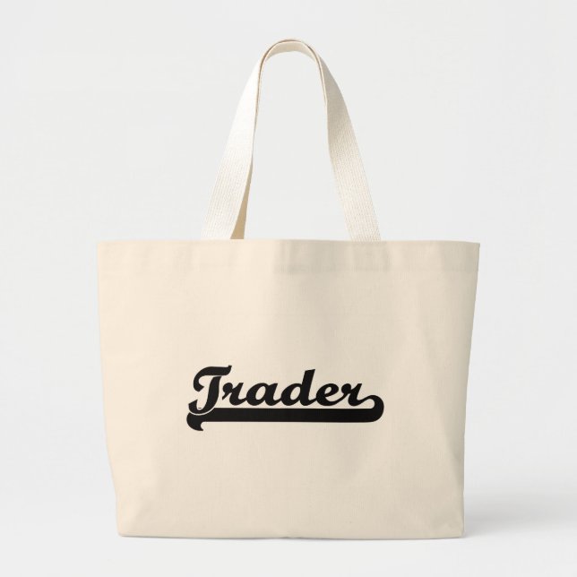 Grand Tote Bag Système de travail classique de commerçant (Devant)