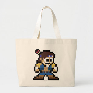 Grand Tote Bag t. Hawk à 8 bits