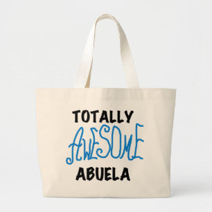 Grand Tote Bag T-shirts et cadeaux bleus totalement