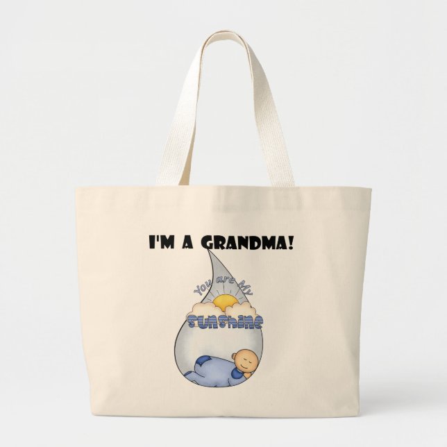 Grand Tote Bag T-shirts et cadeaux du Soleil-Garçon de la (Devant)