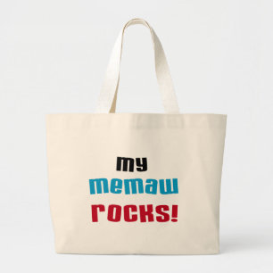 Grand Tote Bag T-shirts et cadeaux My Memaw Rocks