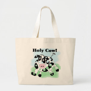 Grand Tote Bag T-shirts et cadeaux saints de vache