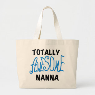 Grand Tote Bag T-shirts Nanna Blue et GIfts absolument géniaux