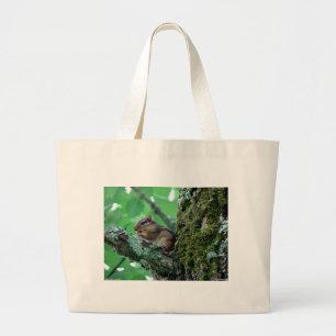 Grand Tote Bag Tamagotchi Écureuil dans un Vêtement et Cadeaux d'