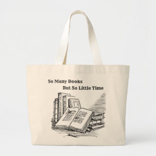 Grand Tote Bag Tant de livres Fourre-tout