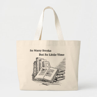 Grand Tote Bag Tant de livres Fourre-tout