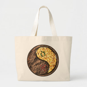 Grand Tote Bag Taurus et tigre de feu