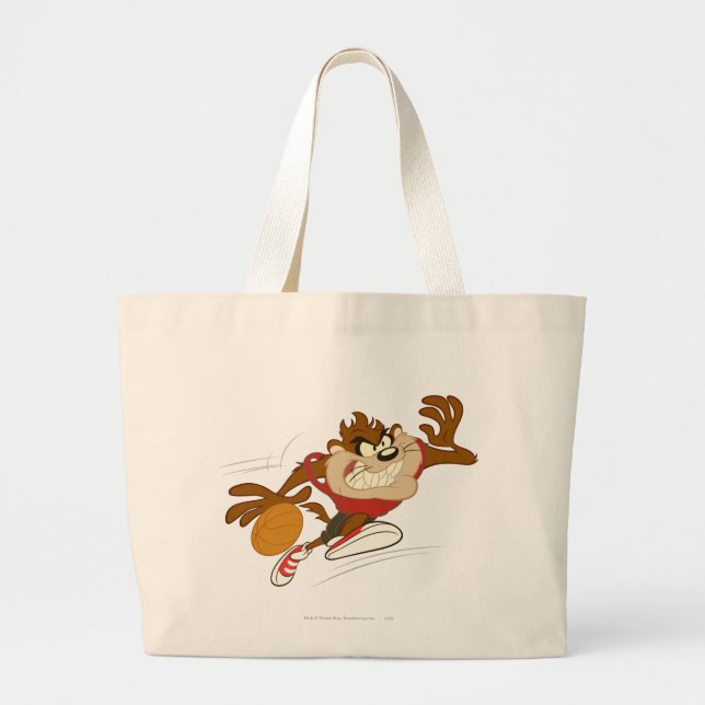 Grand Tote Bag TAZ™ : le cyclone qui sévit (Devant)