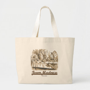 Grand Tote Bag Team Madness Wonderland Mad Tea Party Humour