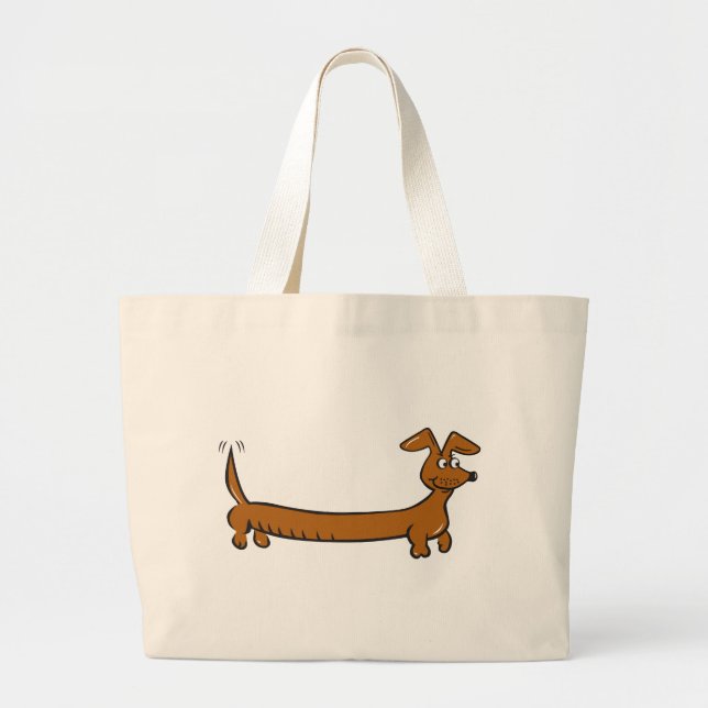 Grand Tote Bag Teckel de Doxie (Devant)