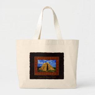 Grand Tote Bag Temple du Magicien Mayan cadeau article