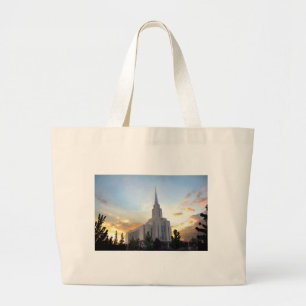 Grand Tote Bag Temple LDS mormon Oquirh Mountain Utah