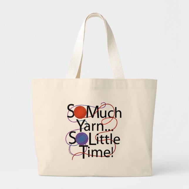 Grand Tote Bag Temps de fil (Devant)