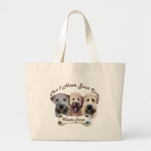Grand Tote Bag Terrier blond comme les blés ne peut pas avoir le